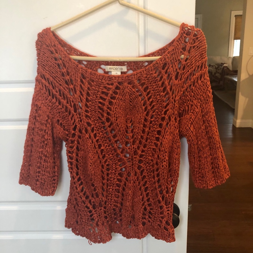 Arden B Crochet Sweater